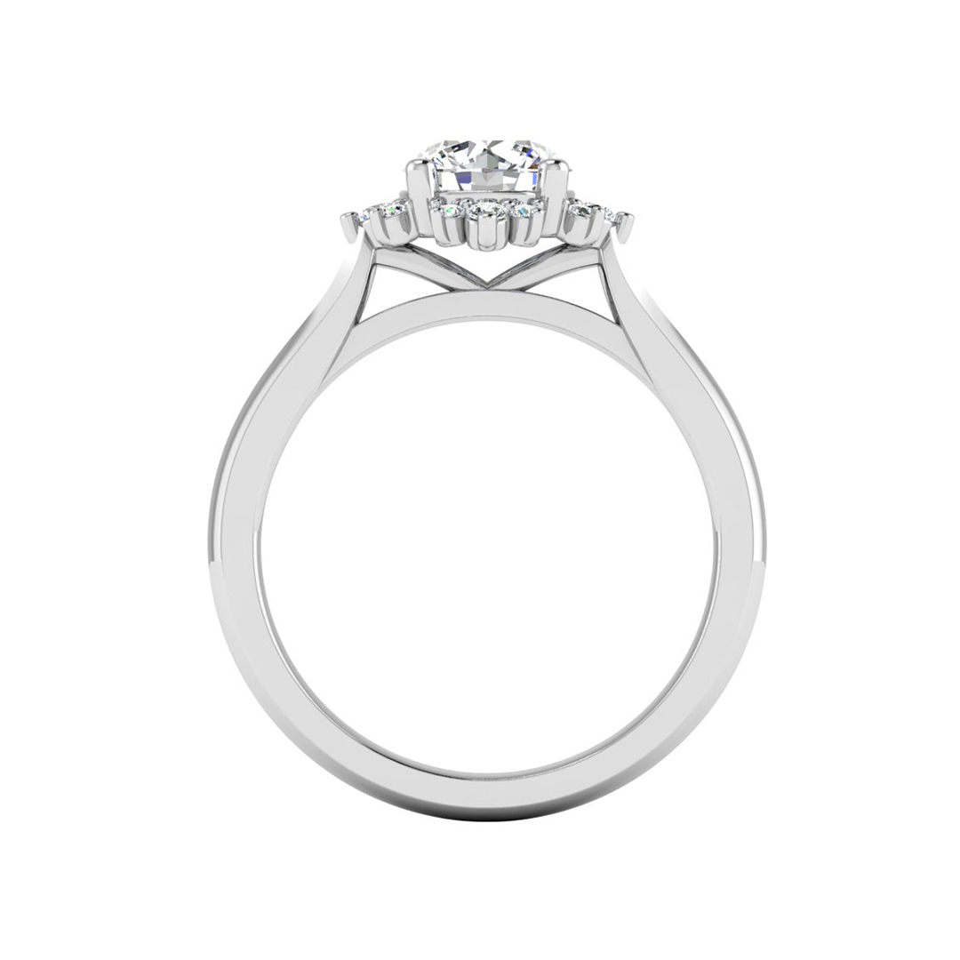 Korman Signature Saylor Halo Engagement Ring Setting